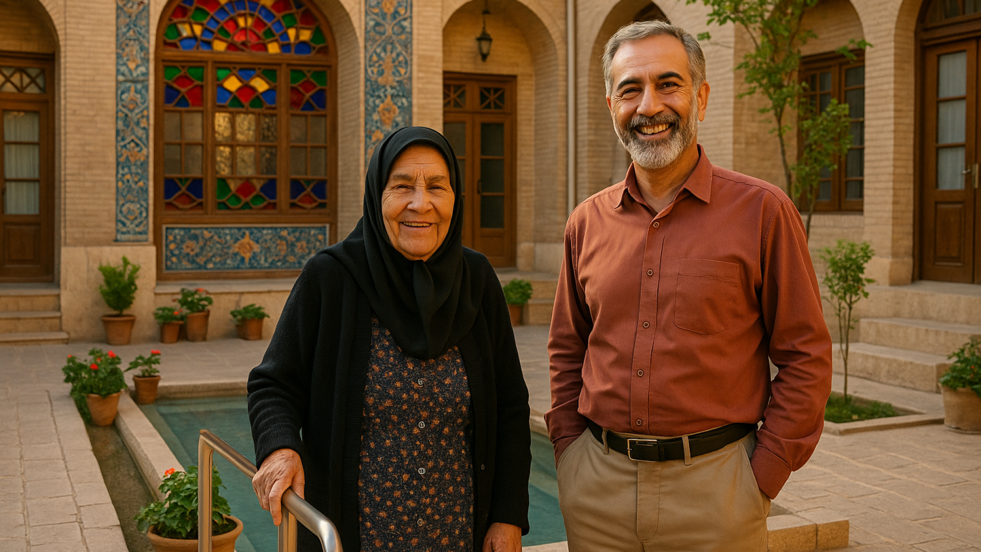 «بازسازی هوشمند ساختمان تاریخی برای دسترس‌پذیری سالمندان؛ ترکیبی از اصالت ایرانی و طراحی مدرن برای امنیت و آرامش بیشتر در زندگی روزمره.»