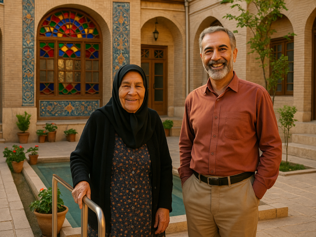 «بازسازی هوشمند ساختمان تاریخی برای دسترس‌پذیری سالمندان؛ ترکیبی از اصالت ایرانی و طراحی مدرن برای امنیت و آرامش بیشتر در زندگی روزمره.»